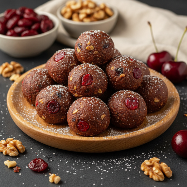Cherry-Walnut Bliss Balls recipe