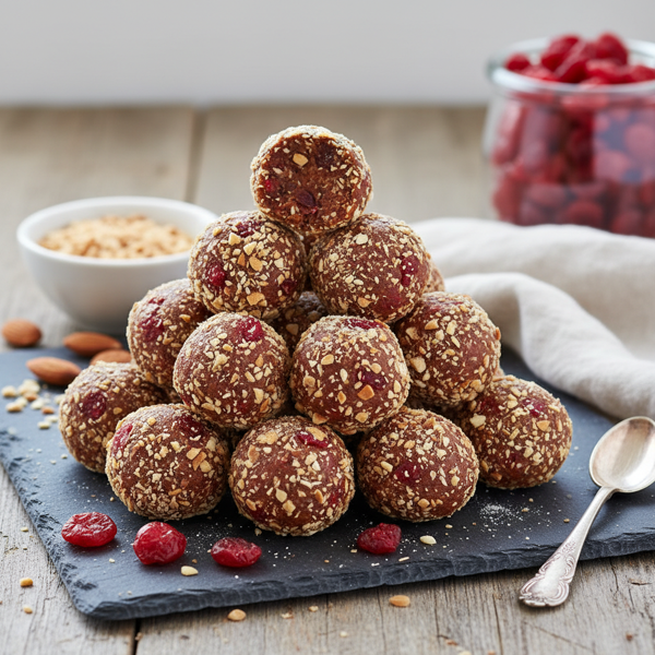 Cherry Almond Bliss Balls recipe