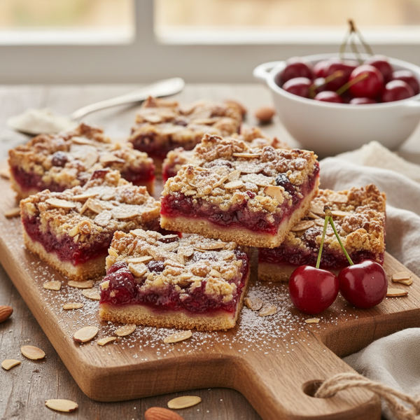 Cherry Almond Bliss Bars recipe