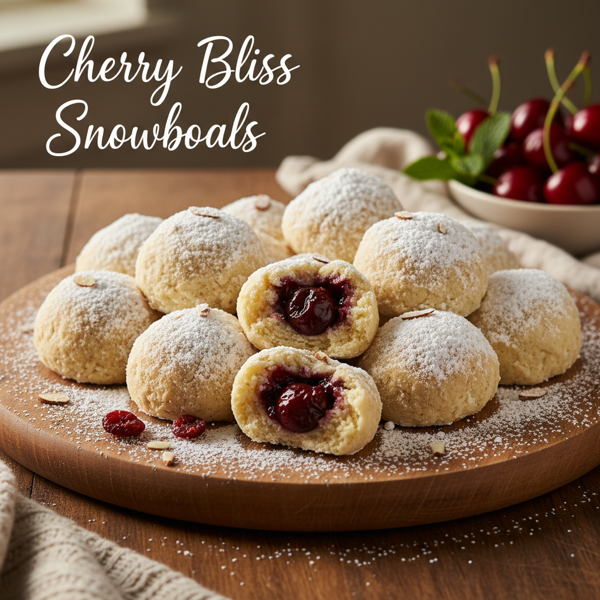 Cherry Bliss Snowballs recipe