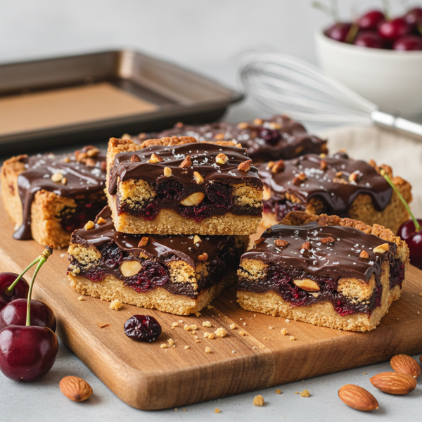 Cherry Chocolate Almond Bliss Bars recipe