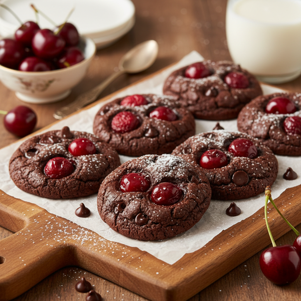 Cherry Chocolate Delight Cookies recipe