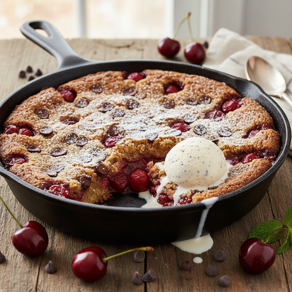 Cherry Chocolate Delight Dump Cake recipe