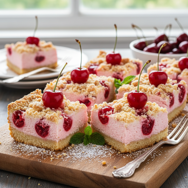 Cherry Delight Cake Bars recipe
