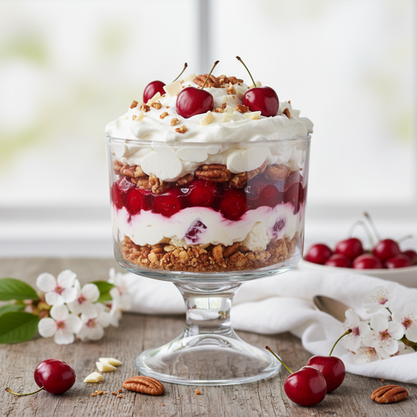 Cherry Delight Layered Salad recipe