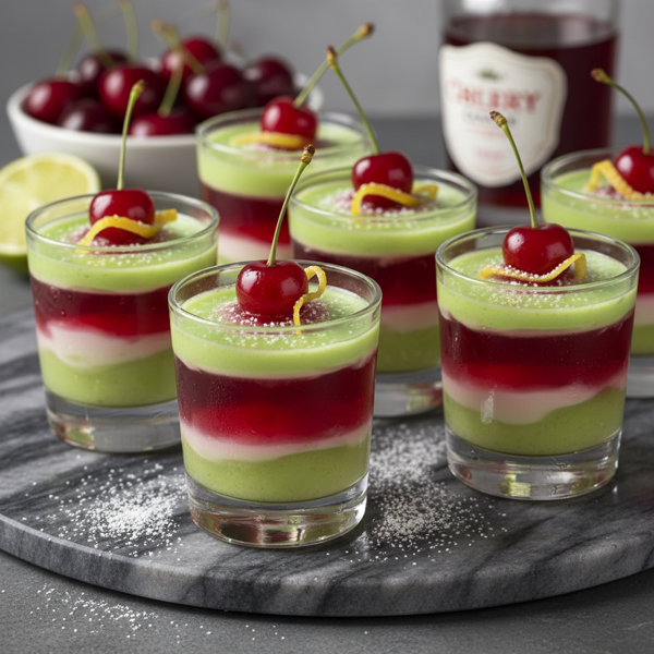 Cherry Zing Jello Shots recipe