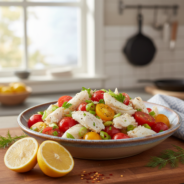 Chesapeake Delight Crab & Tomato Medley recipe