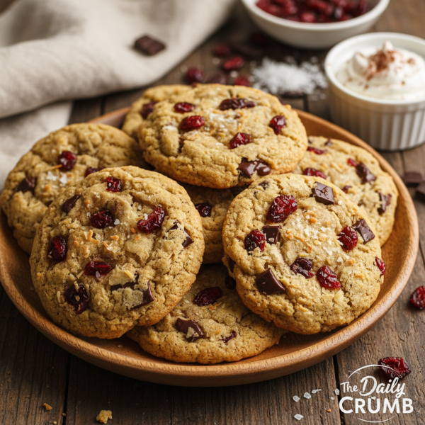 Chewy Cranberry Chocolate Coconut Treasures recipe