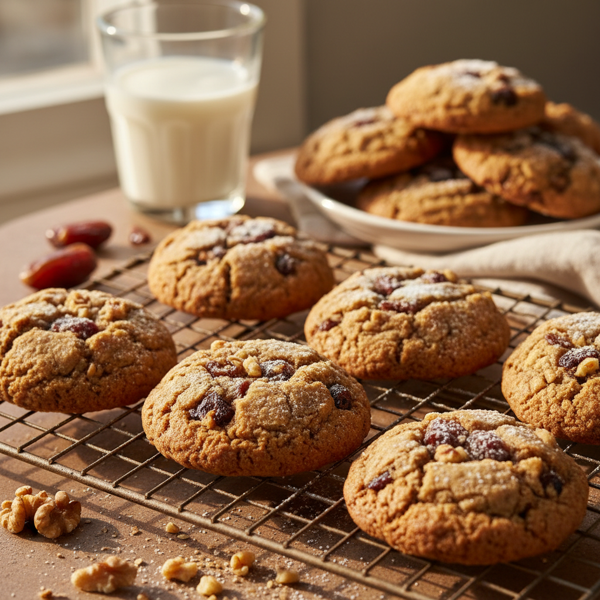 Chewy Date Nut Cookies recipe