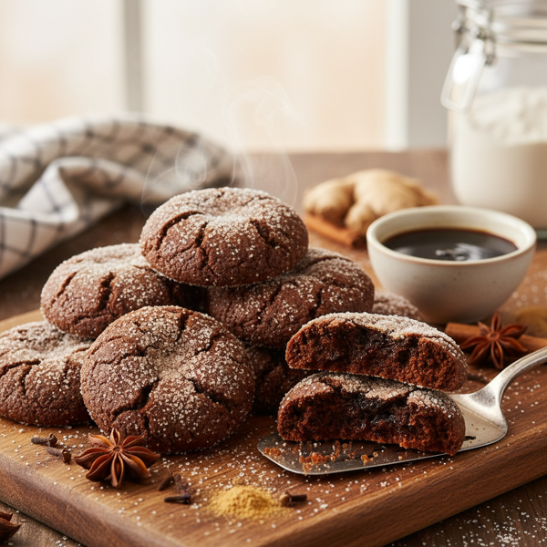 Chewy Gluten-Free Molasses Spice Cookies recipe
