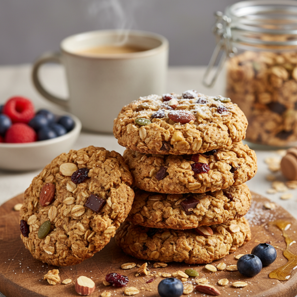 Chewy Granola Breakfast Cookies recipe
