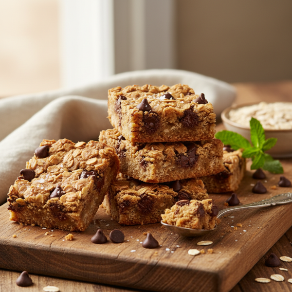 Chewy Oatmeal Chocolate Chip Delight Bars recipe