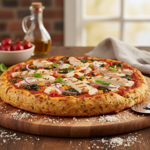 Chicken Crust Protein Pizza recipe