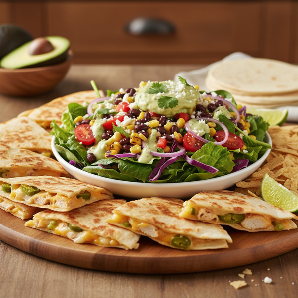 Chicken Quesadilla Fiesta Salad recipe