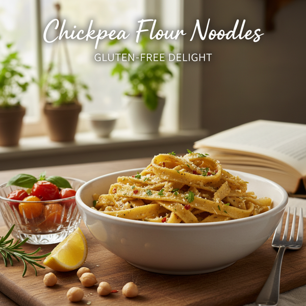 Chickpea Flour Noodles: Gluten-Free Delight recipe