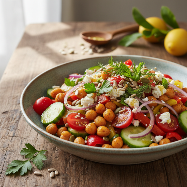 Chickpea and Veggie Delight Salad recipe