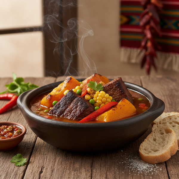 Chilean Smoky Beef and Squash Stew recipe