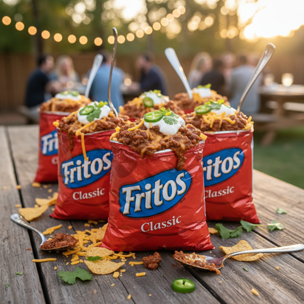 Chili Cheese Frito Fiesta Bags recipe