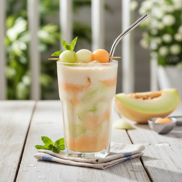 Chill & Refresh Summer Melon Medley Smoothie recipe
