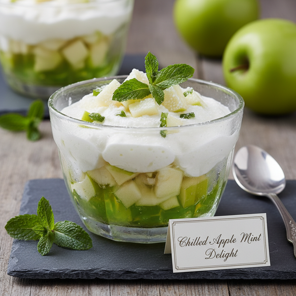 Chilled Apple Mint Delight recipe