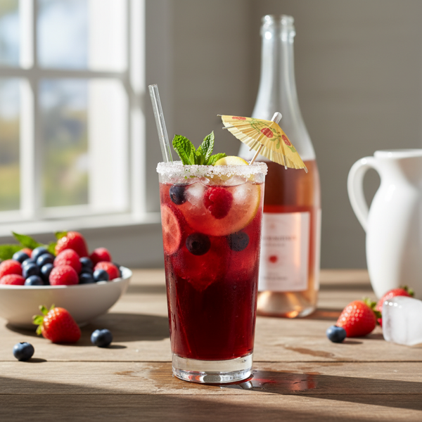 Chilled Berry Bliss Wine Cooler recipe