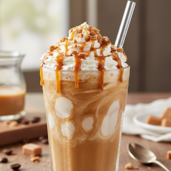 Chilled Caramel Delight Coffee recipe