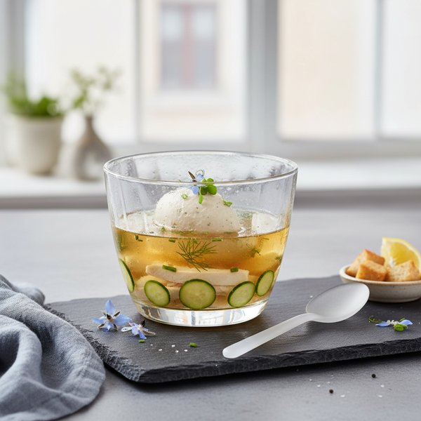 Chilled Chicken Bouillon Delight recipe