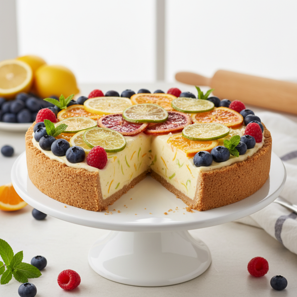 Chilled Citrus Delight Pie recipe