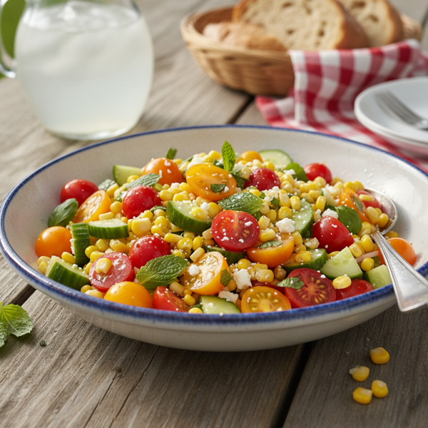 Chilled Corn & Tomato Medley recipe