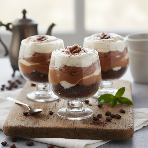 Chilled Creamy Coffee Delights recipe
