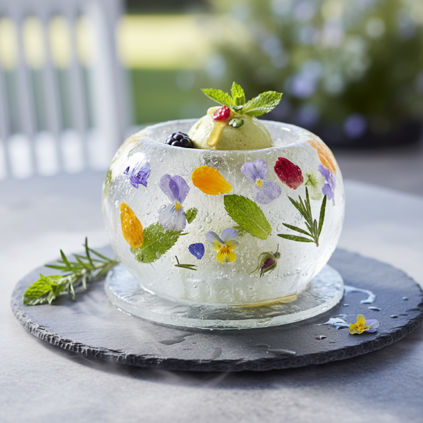Chilled Floral Ice Bowl recipe