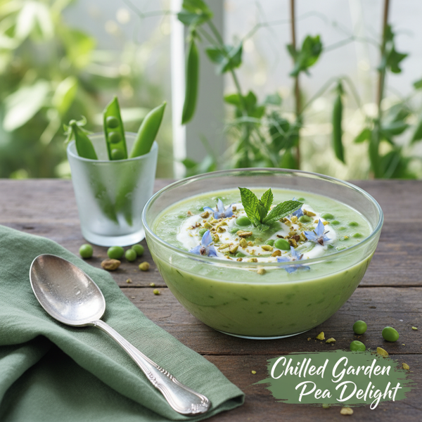 Chilled Garden Pea Delight recipe