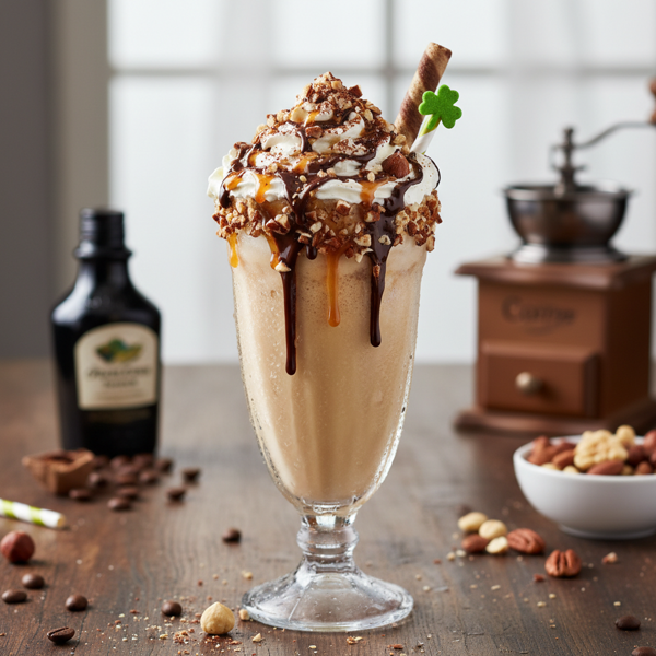 Chilled Nutty Irishman Coffee Frappe Delight recipe