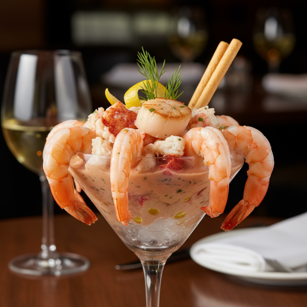 Chilled Seafood Delight Martini recipe