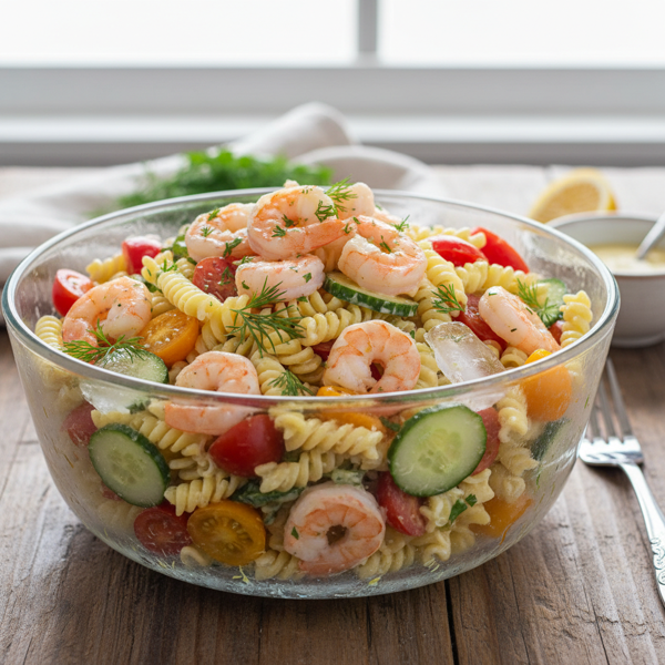 Chilled Shrimp Pasta Salad recipe