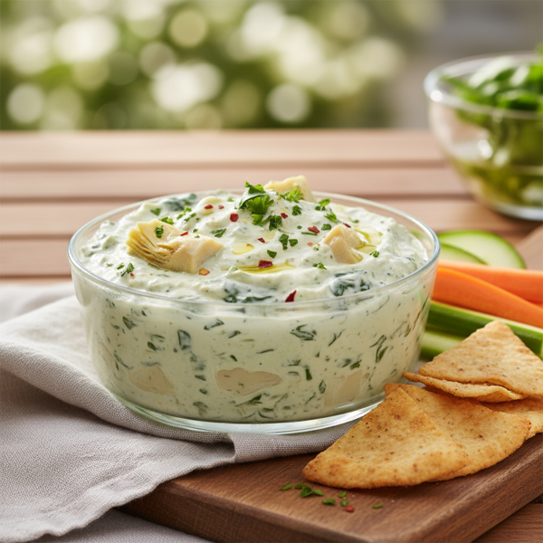 Chilled Spinach-Artichoke Delight recipe