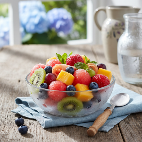 Chilled Summer Fruit Medley recipe
