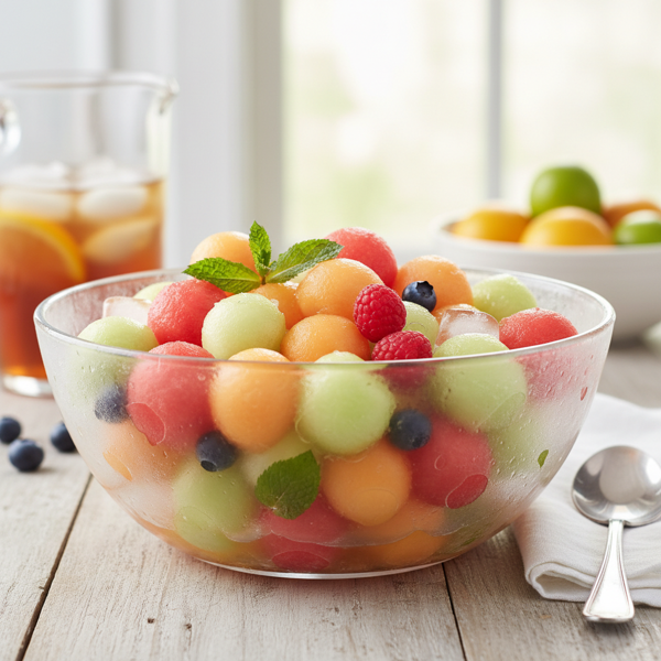 Chilled Summer Melon Medley recipe
