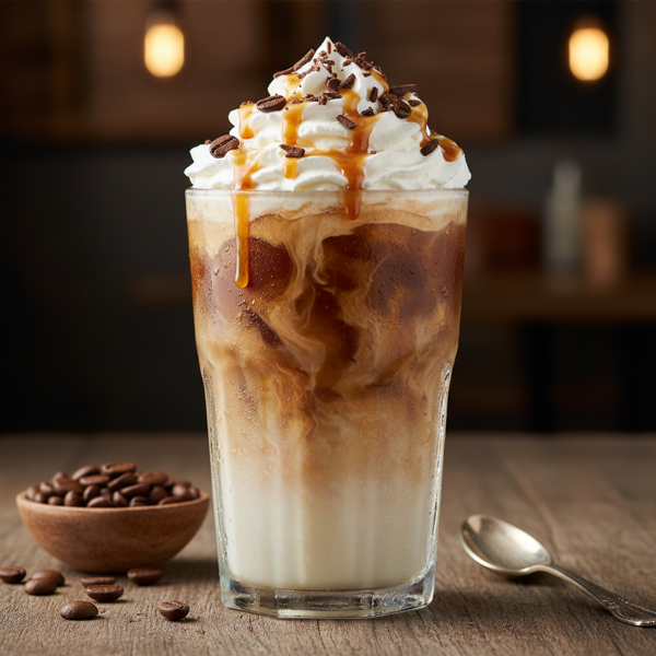 Chilled Sweetened Iced Coffee Delight recipe