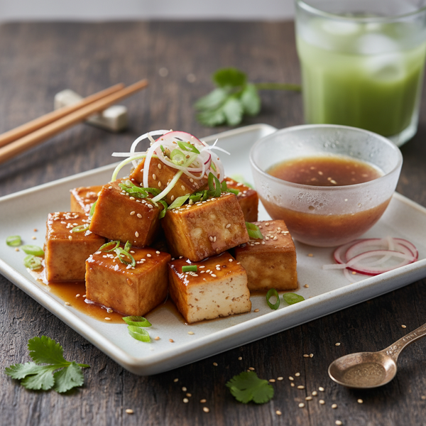 Chilled Teriyaki Tofu Delight recipe