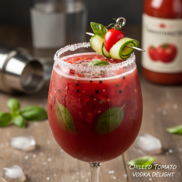 Chilled Tomato Vodka Delight recipe