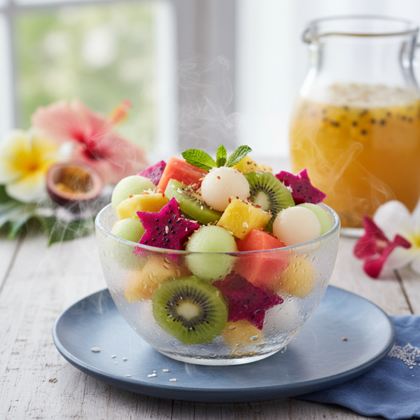 Chilled Tropical Fruit Medley recipe