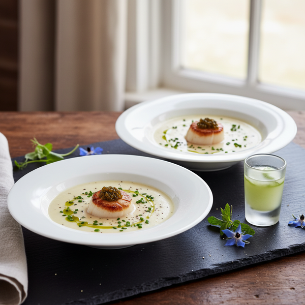 Chilled Vichyssoise à la Bourdain recipe