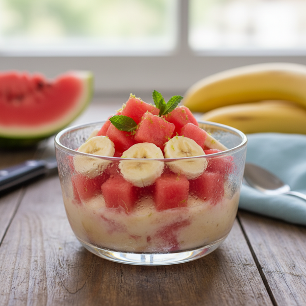 Chilled Watermelon Banana Bliss recipe