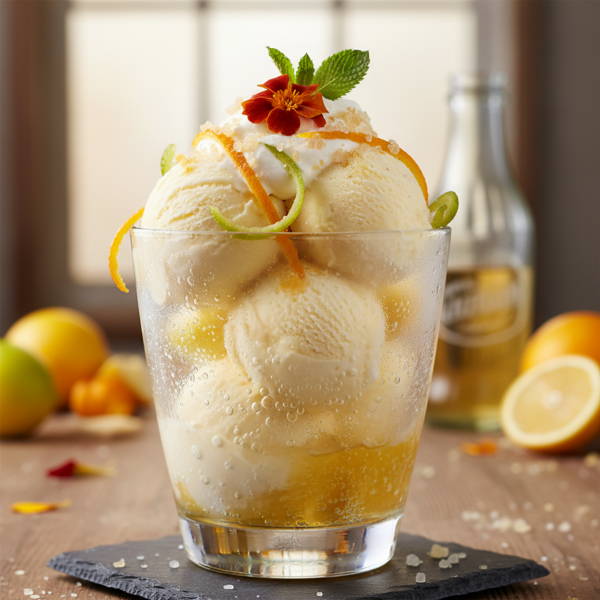 Chilled Zest Fizz Sundae recipe