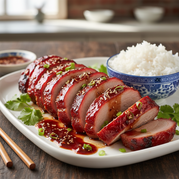 Chinese BBQ Glazed Pork Tenderloin recipe