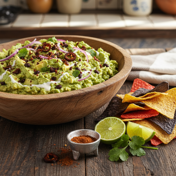 Chipotle-Inspired Fresh Guacamole recipe