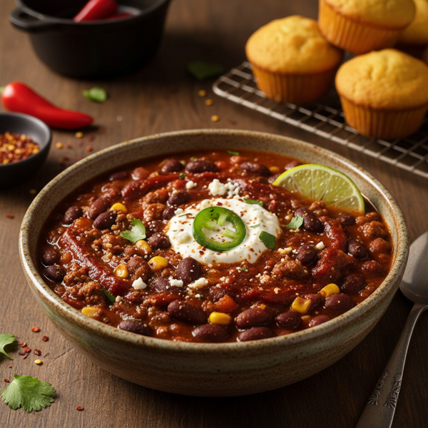 Chipotle-Spiced Black Bean Chili recipe