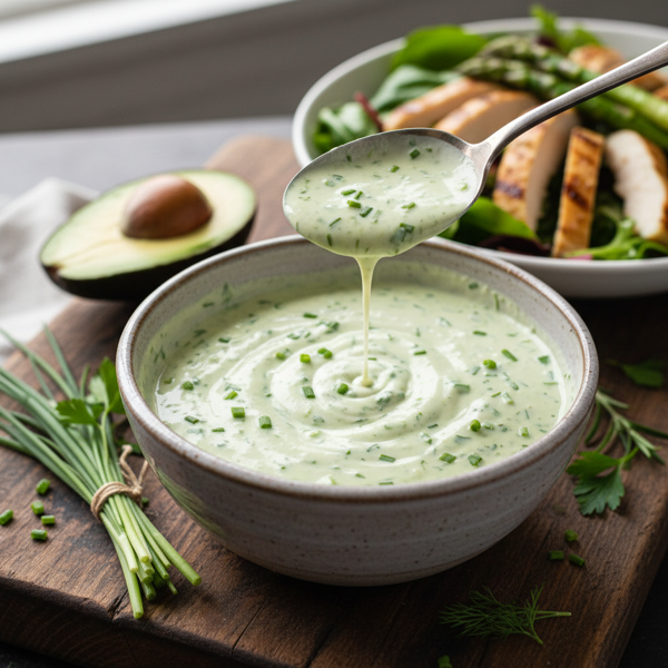 Chive-Infused Green Goddess Dressing recipe