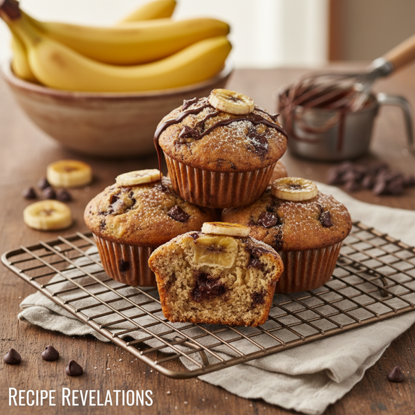 Choco-Banana Bliss Muffins recipe